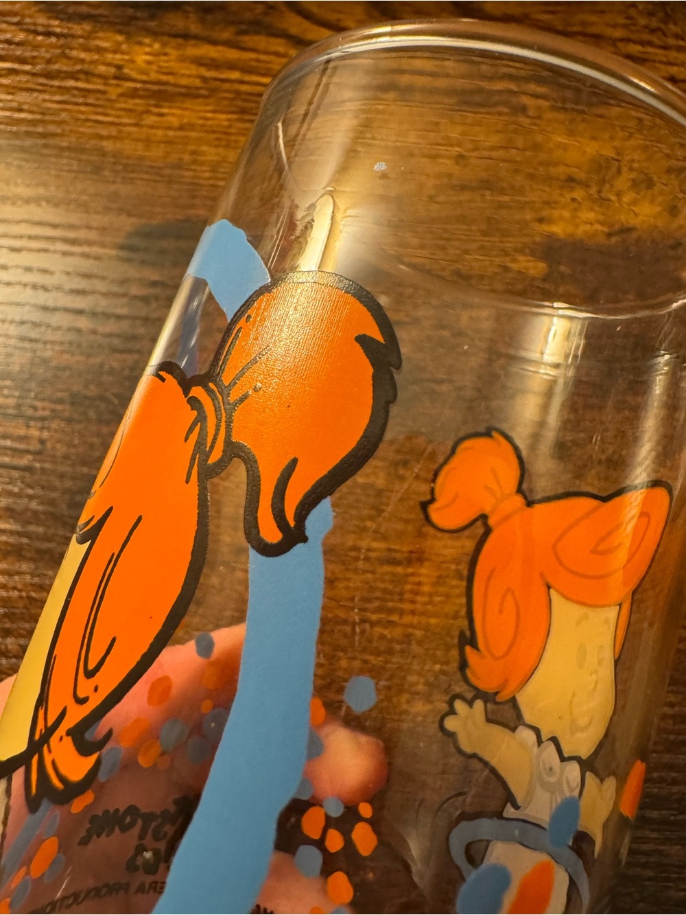 Vintage 1986 Wilma The Flintstone Kids Pizza Hut Collectors Glass - Picture 8 of 8